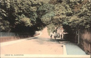 1905 Antique Postcard Basingstoke HAMPSHIRE London Rd Street Scene