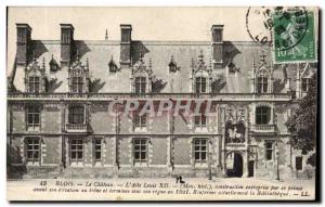 Old Postcard Blois Chateau L & # 39Aile Louis XII