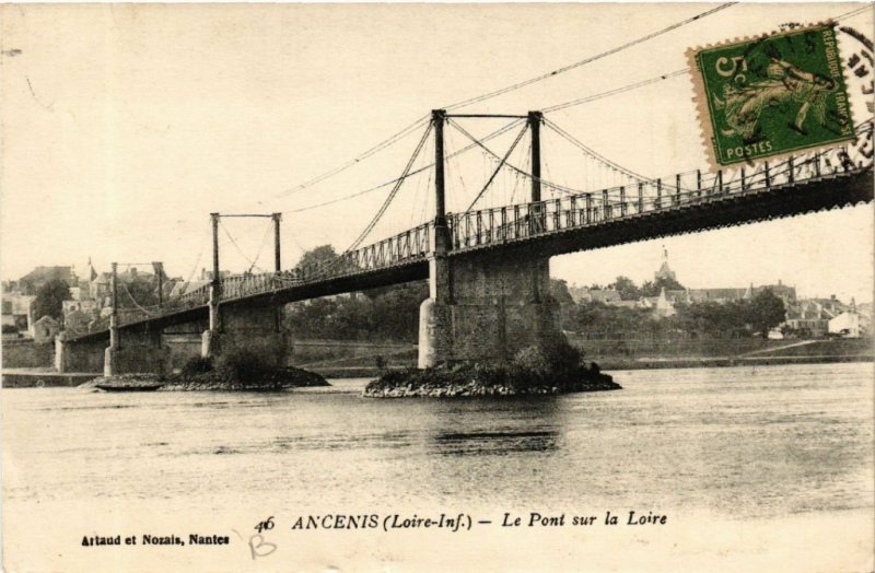 CPA ANCENIS - Le Pont sur la Loire (587831)