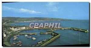 Postcard Modern Stonehaven Harbor from Above