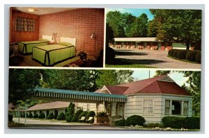 Vintage 1960's Advertising Postcard Great Lakes Motel State Street Fremont Ohio