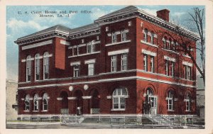 J78/ Monroe Louisiana Postcard c1920s U.S. Court House Post Office  73