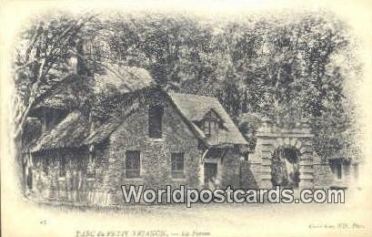 La Ferme Parc du Petit Trianon, France, Carte, Unused 