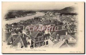 Joigny l & # 39ancien Old Postcard View from the Notre Dame & # 39eglise