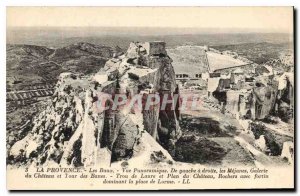 Postcard Old Provence Les Baux Panoramic View From left to right the Mejanes ...