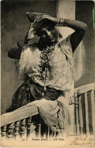 CPA AK Femme arabe TUNISIE (1009333)
