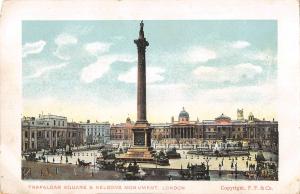 uk24213 nelsons monument trafalgar square london real photo uk