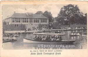 Boat Landing, New York Zoological Park - New York City Postcards Postcard