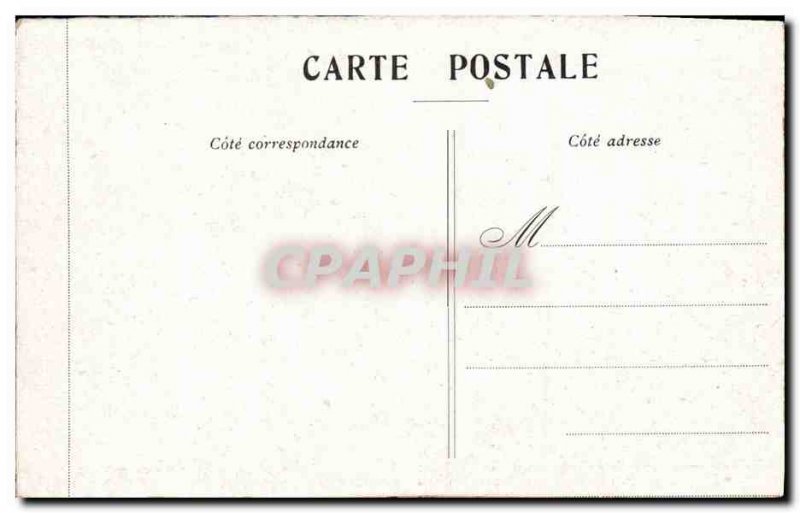 Postcard Old Castle Cliff Long Pre