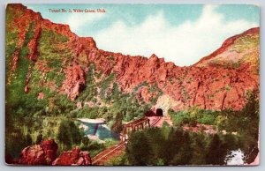 Transportation~Utah~Railroad Tunnel No 3 @ Weber Canon~Barkalow Vintage Postcard
