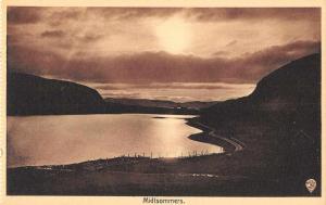 Hammerfest Norway Midtsommers Scenic View Antique Postcard J71836