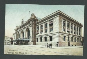 Ca 1907 PPC Albany NY Union Station Mint UDB