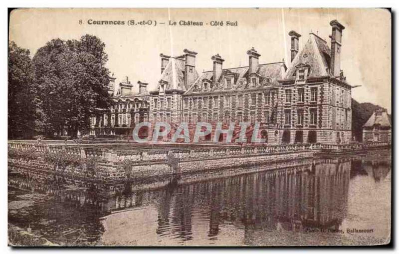 Postcard Old Courances Chateau Cote Sud