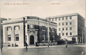 Regina Saskatchewan Bank of Montreal Unused TUCK Postcard G40