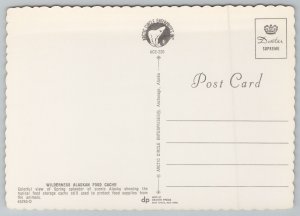 Alaska~Food Cache with Ladder~Continental Postcard 