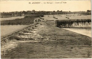 CPA ANDRESY - Les Barrages - Limite de Peche (102746)