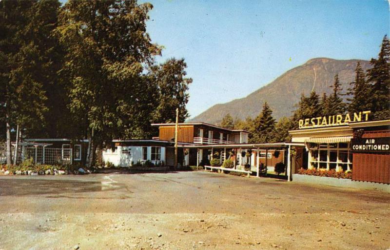 Hope British Columbia Rupert Taylor Motel Vintage Postcard K42821