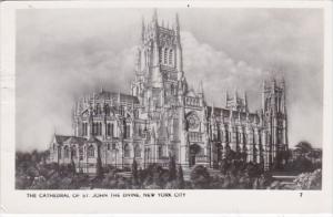 New York City Cathedral Of St John The Divine 1951 Real Photo