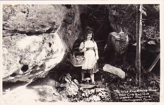 Little Red Riding Hood Rock city Gardens Lookout Mountain Chattanooga Tenness...