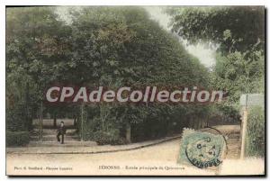 Postcard Old Main Entree Peronne From Quincunx