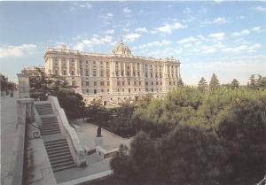 B87772 the royal palace sabatini gardens  madrid spain