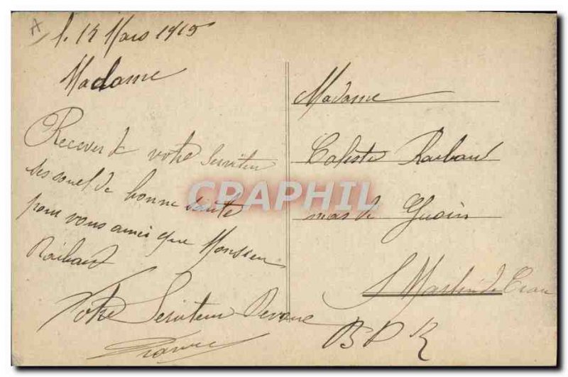 Old Postcard Militaria Rest backward lines