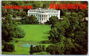 Postcard - The White House - Greetings from Washington, District of Columbia