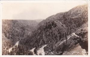 Arizona Switchbacks In Oak Creek Canyon Near Flagstaff Real Photo