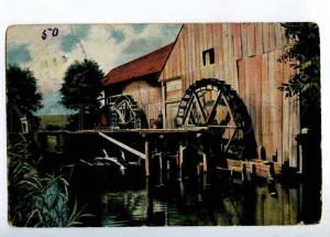 236652 RUSSIA water MILL 1910 year RPPC