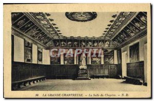 Old Postcard La Grande Chartreuse Chapter Room