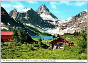 Mount Assiniboine Provincial Park British Columbia Canada Home Mountain Postcard