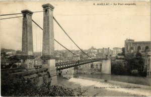 CPA Gaillac Le Pont suspendu FRANCE (1016370)