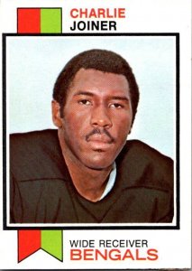 1973 Topps Football Card Charlie Joyner Cincinnati Bengals sk2515