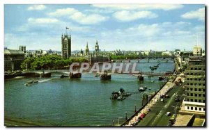 Postcard Modern Houses of Parliment London Westminster