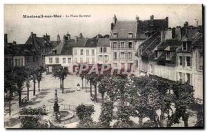 Montreuil sur Mer - La Place Darnetal - Old Postcard