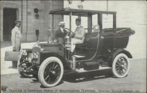 Washington DC Taxi Cab Car Washington DC Terminal Taxicab Co Black Man Porter