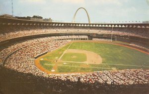 St Louis Mo Bush Stadium Arch St Louis postcard Co