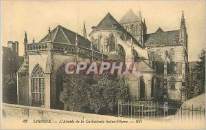 Postcard Old 42 Lisieux the apse of the Saint Pierre cathedral