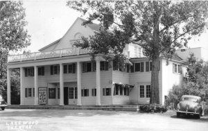 RPPC LAKEWOOD THEATRE WESTERN UNION TELEGRAPH REAL PHOTO POSTCARD (c. 1930s)
