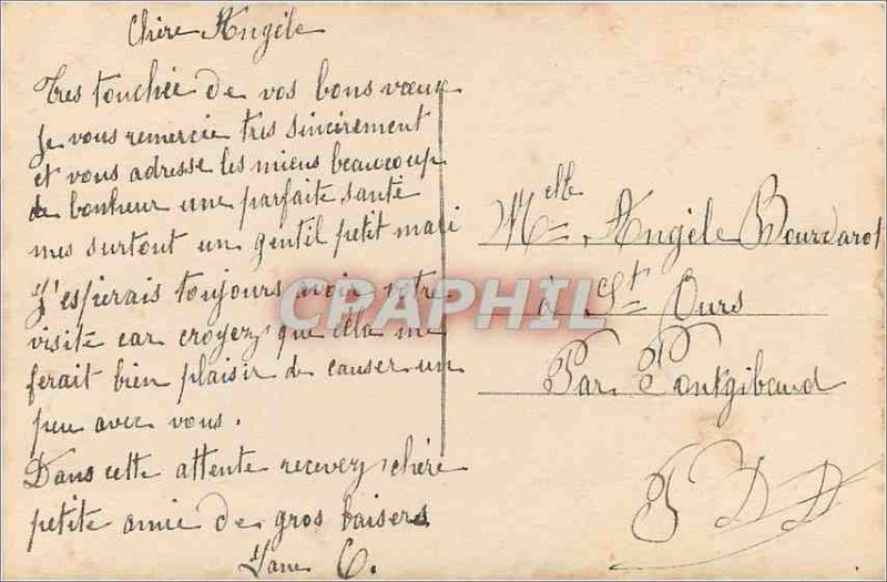 Postcard Old Sweet Caress