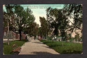 NB Queen Square Cannon ST JOHN NEW BRUNSWICK Postcard