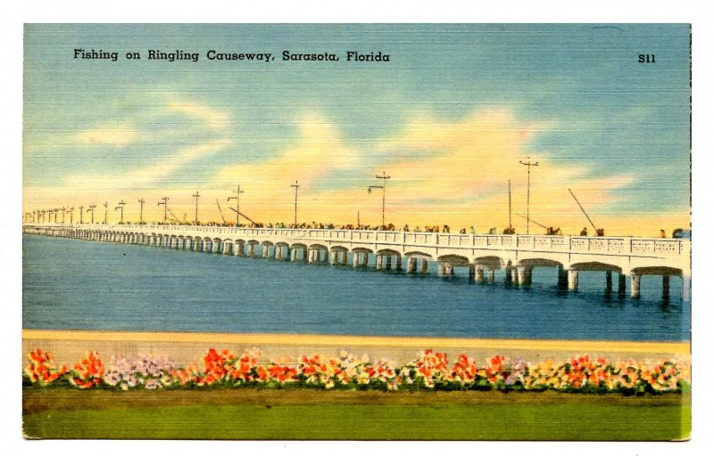 FL - Sarasota. Ringling Causeway, Fishing
