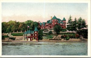 VINTAGE POSTCARD HOPEWELL AT 1000 ISLANDS ON CANADA STEAMSHIP LINES CARD [fresh]