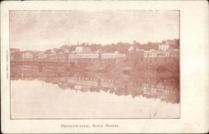 Bridgewater NS Nova Scotia c1905 Postcard