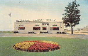 E9/ Somers Point New Jersey NJ Postcard Chrome Circle Liquor Store