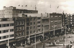 Netherlands Groningen Grote Markt Vintage RPPC 03.74