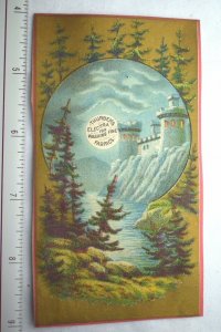 Thurber's Electra Soap For Fine Fabrics Night View Of Castle Forest F59