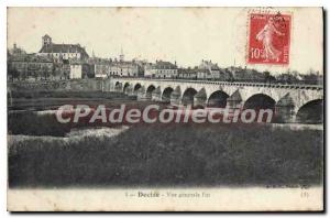 Postcard Old Decize Vue Generale East