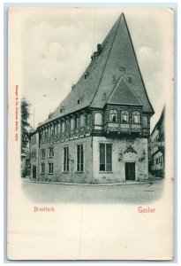 c1905 Brusttuch Bus Stop in Goslar Germany Antique Unposted Postcard
