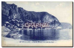 Old Postcard Beaulieu Sur Mer pélite Africa view of the port socket